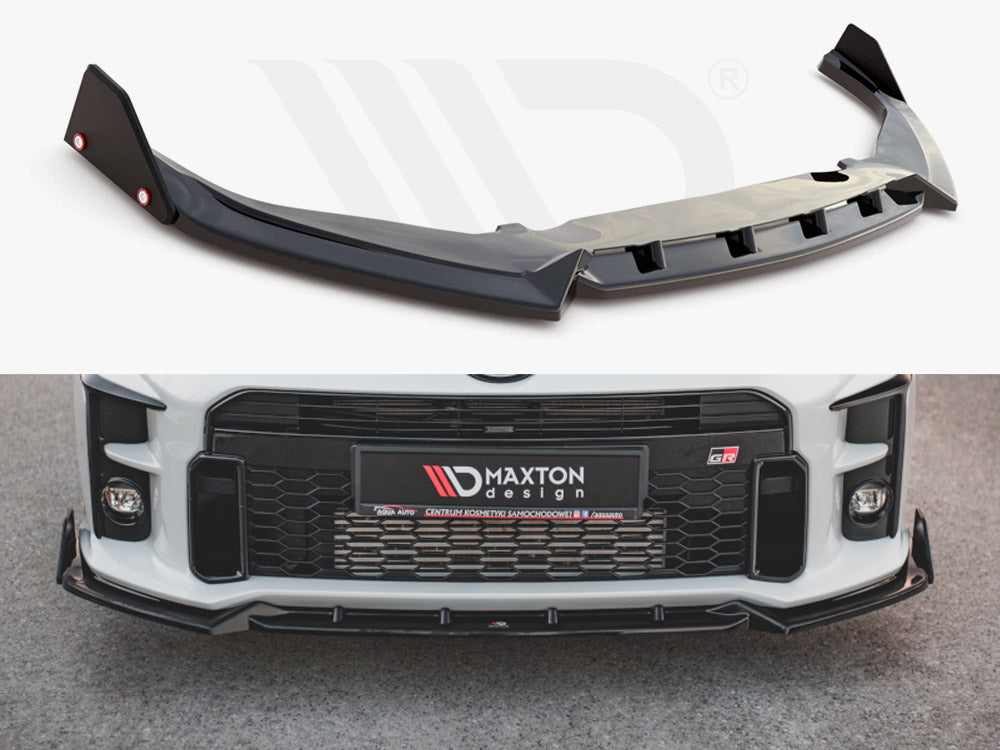 Front Splitter V.2 + Flaps Toyota Gr Yaris Mk4 - Wayside Performance 