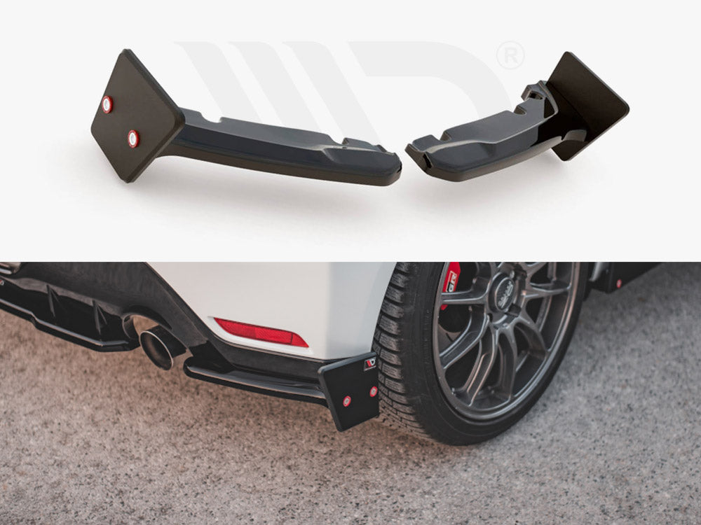 Rear Side Splitters V.2 + Flaps Toyota Gr Yaris Mk4 - Wayside Performance 