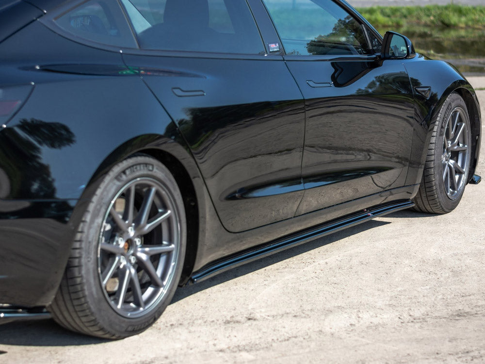 Side Skirts Diffusers Tesla Model 3 (2017-) - Wayside Performance 