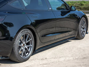 Side Skirts Diffusers Tesla Model 3 (2017-) - Wayside Performance 
