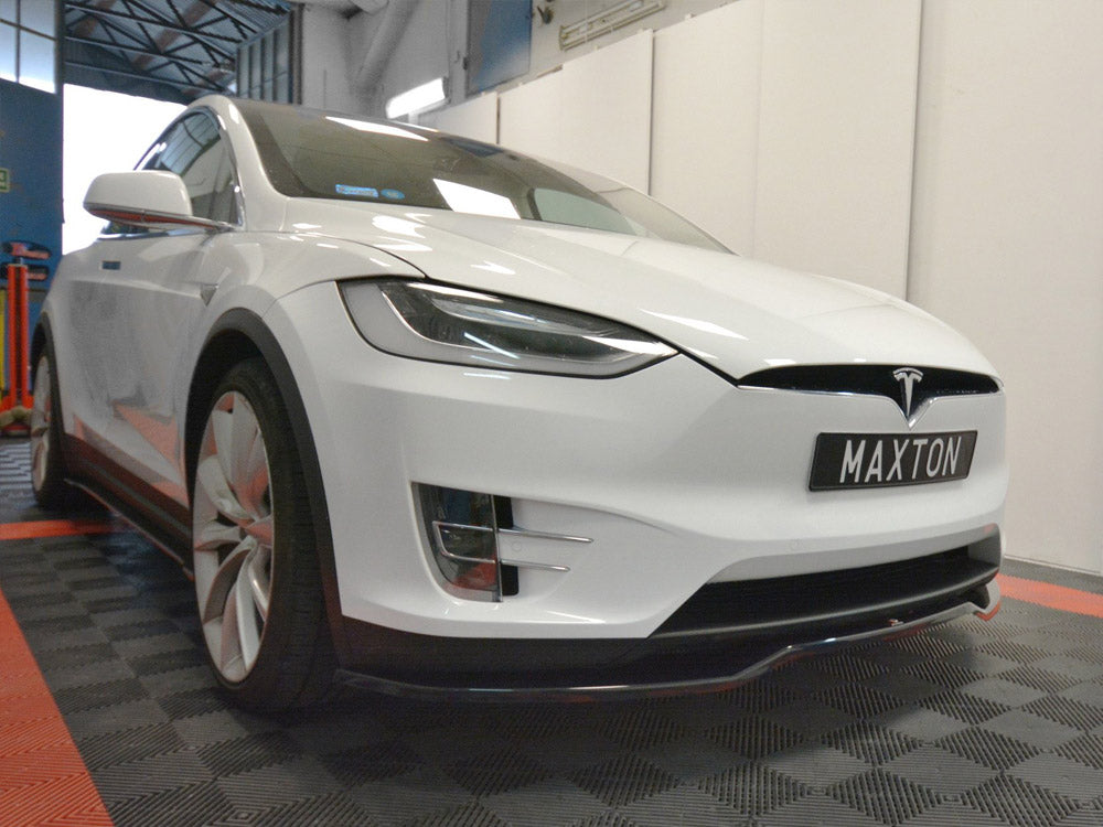 Front Splitter V.2 Tesla Model X (2015-) - Wayside Performance 