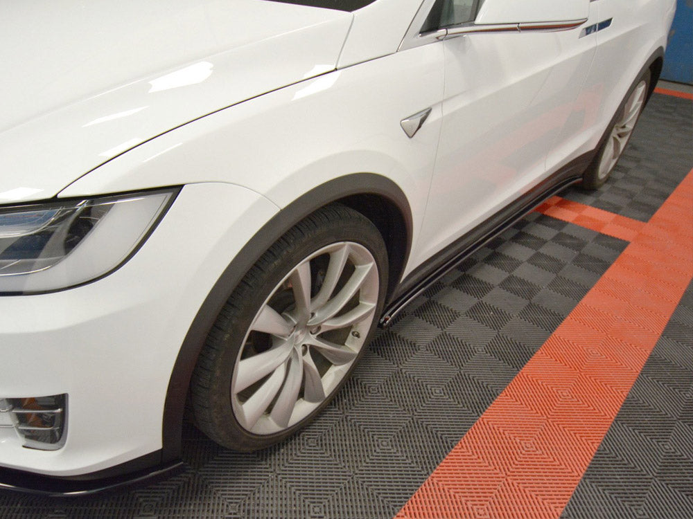 Side Skirts Diffusers V.1 Tesla Model X (2015-) - Wayside Performance 