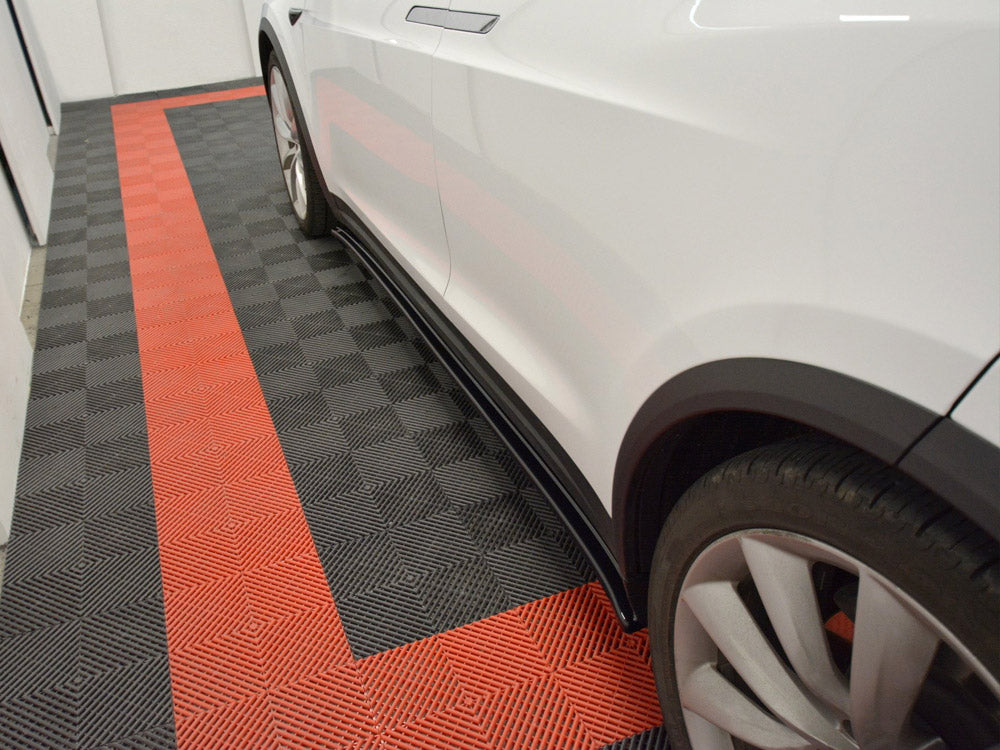 Side Skirts Diffusers V.1 Tesla Model X (2015-) - Wayside Performance 