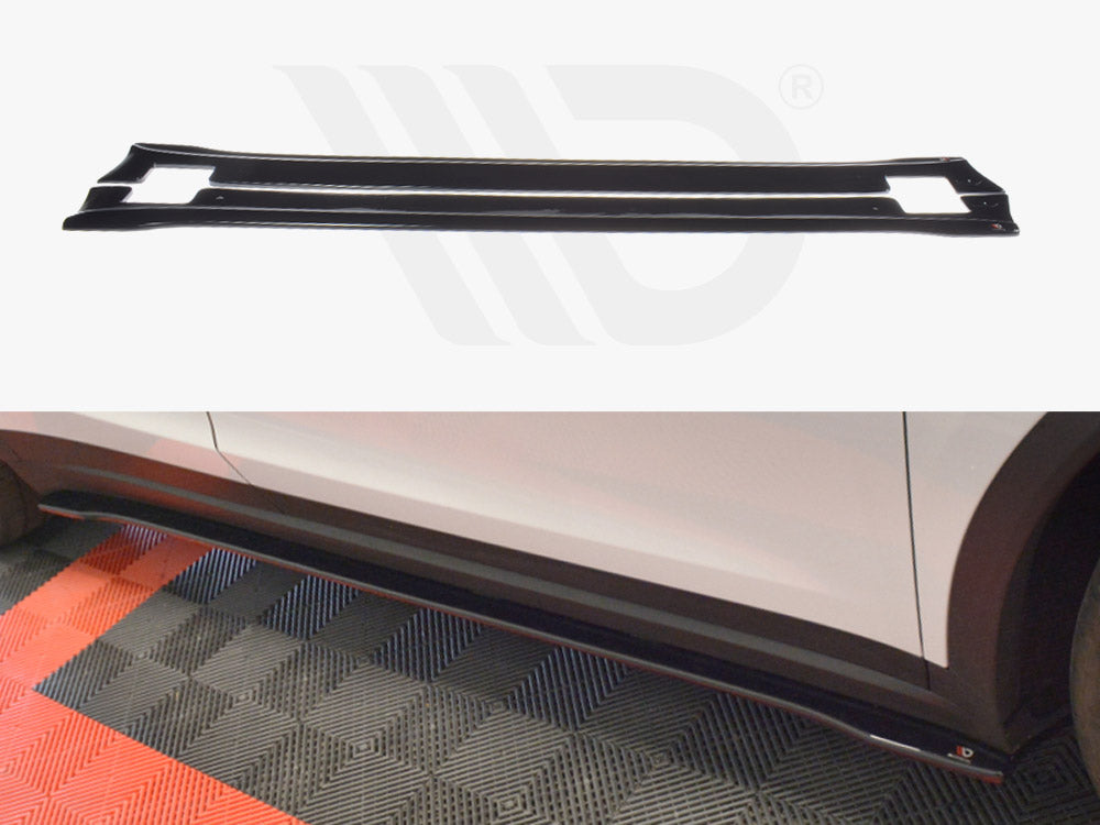 Side Skirts Diffusers V.2 Tesla Model X (2015-) - Wayside Performance 
