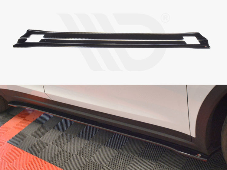 Side Skirts Diffusers V.2 Tesla Model X (2015-) - Wayside Performance 