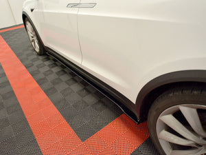 Side Skirts Diffusers V.2 Tesla Model X (2015-) - Wayside Performance 