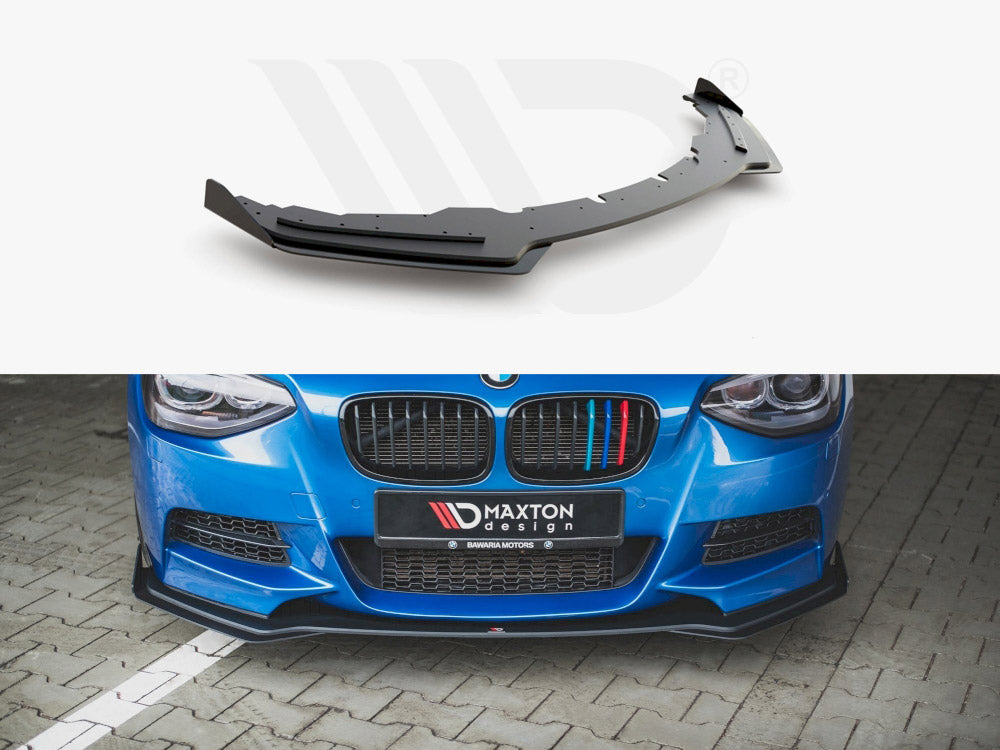 Maxton Design Racing Durability Front Splitter (+flaps) Bmw M135i F20 (2011-2015) - Wayside Performance 