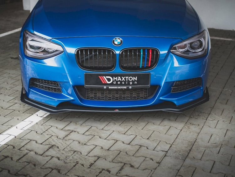 Maxton Design Racing Durability Front Splitter (+flaps) Bmw M135i F20 (2011-2015) - Wayside Performance 