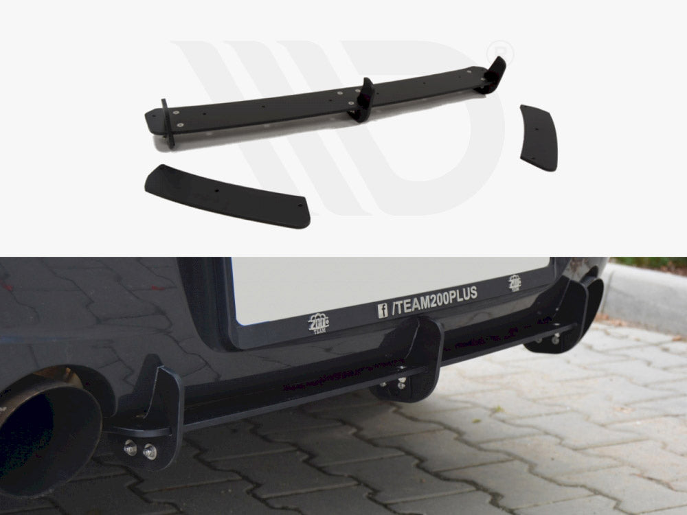 Maxton Design Bmw 1 F20/f21 M-power Rear Diffuser & Rear Side Splitters (Preface) - Wayside Performance 