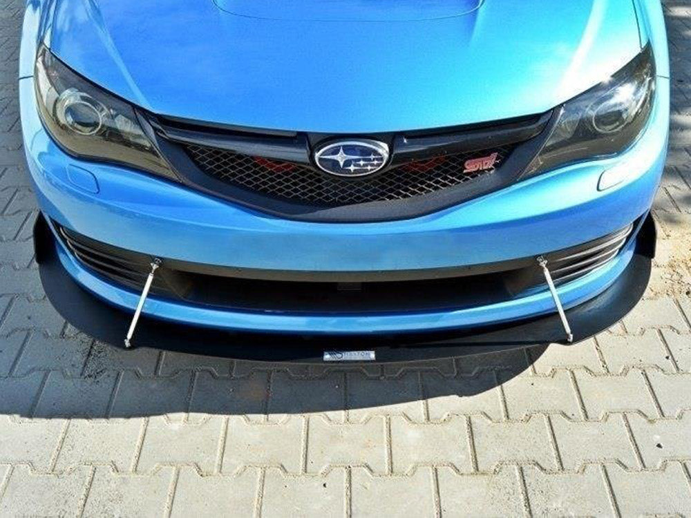 Front Racing Splitter Subaru Impreza WRX STI 2009-2011 - Wayside Performance 