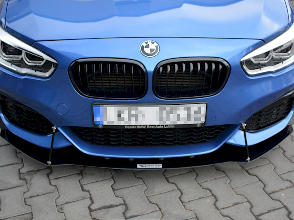 Maxton Design Front Racing Splitter V.1 Bmw 1 F20/f21 M-power Facelift (2015-19) - Wayside Performance 