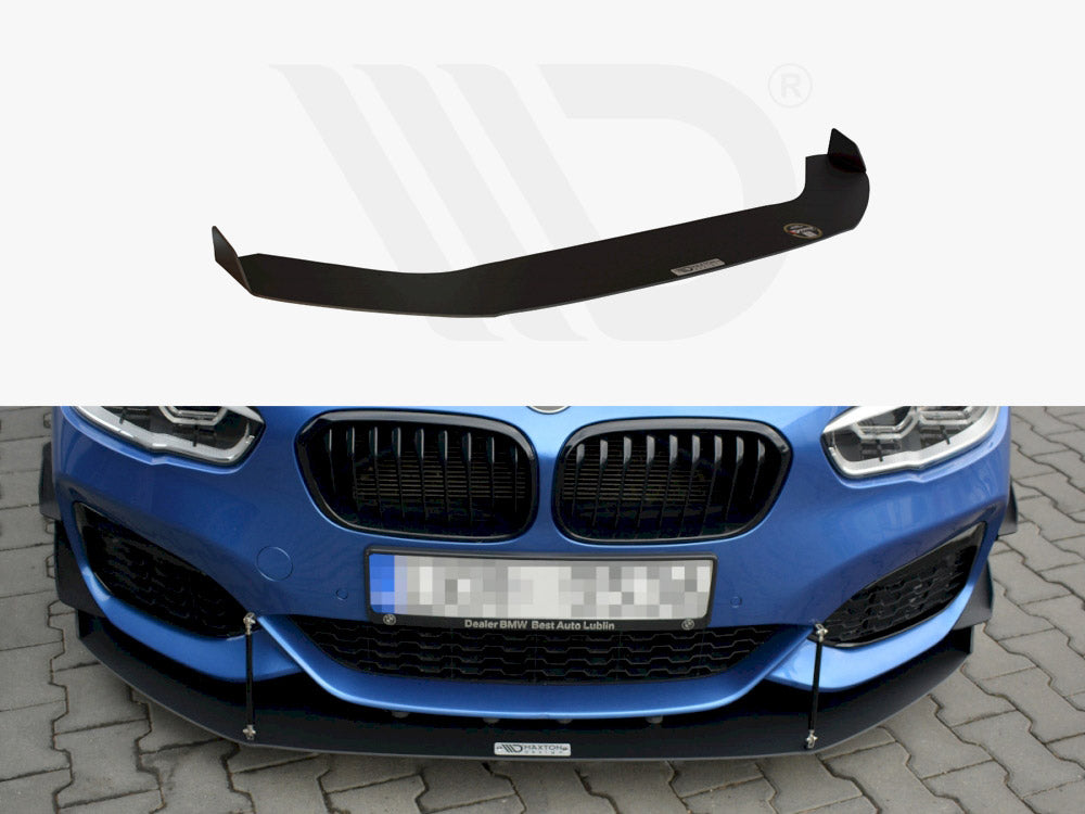 Maxton Design Front Racing Splitter V.2 Bmw 1 F20/f21 M-power Facelift (2015-19) - Wayside Performance