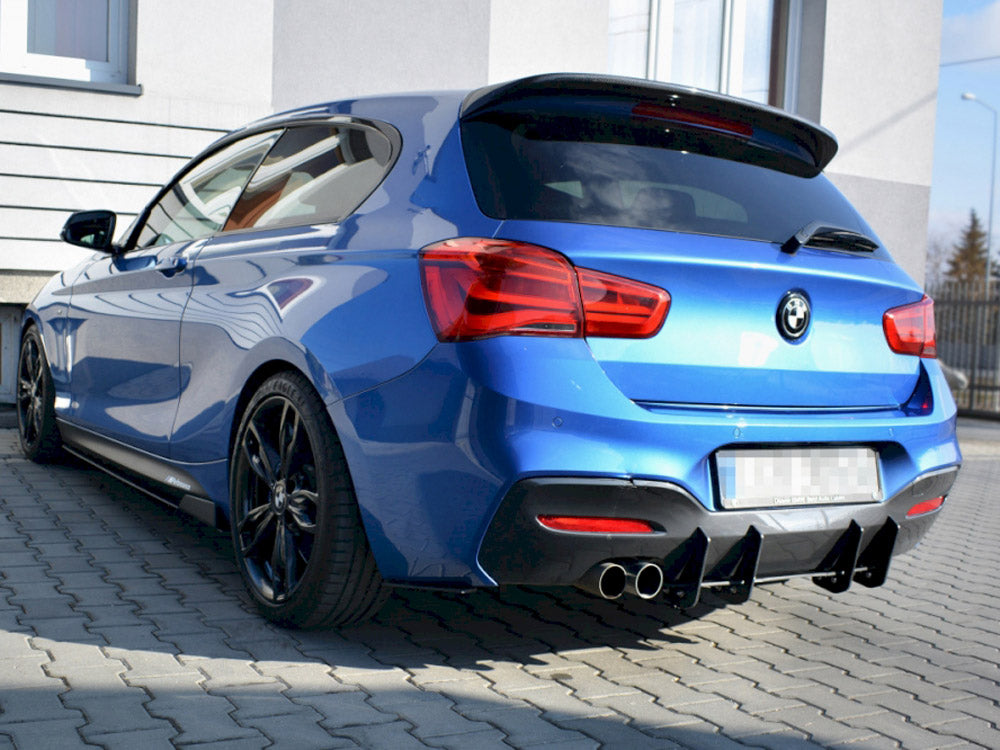 Maxton Design Bmw 1 F20/f21 M-power Facelift - Rear Diffuser V.1 (2015-19) - Wayside Performance