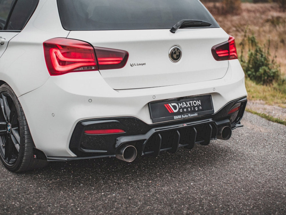 Maxton Design Racing Durability Rear Diffuser V4 Bmw M140i (2016-2019 ...