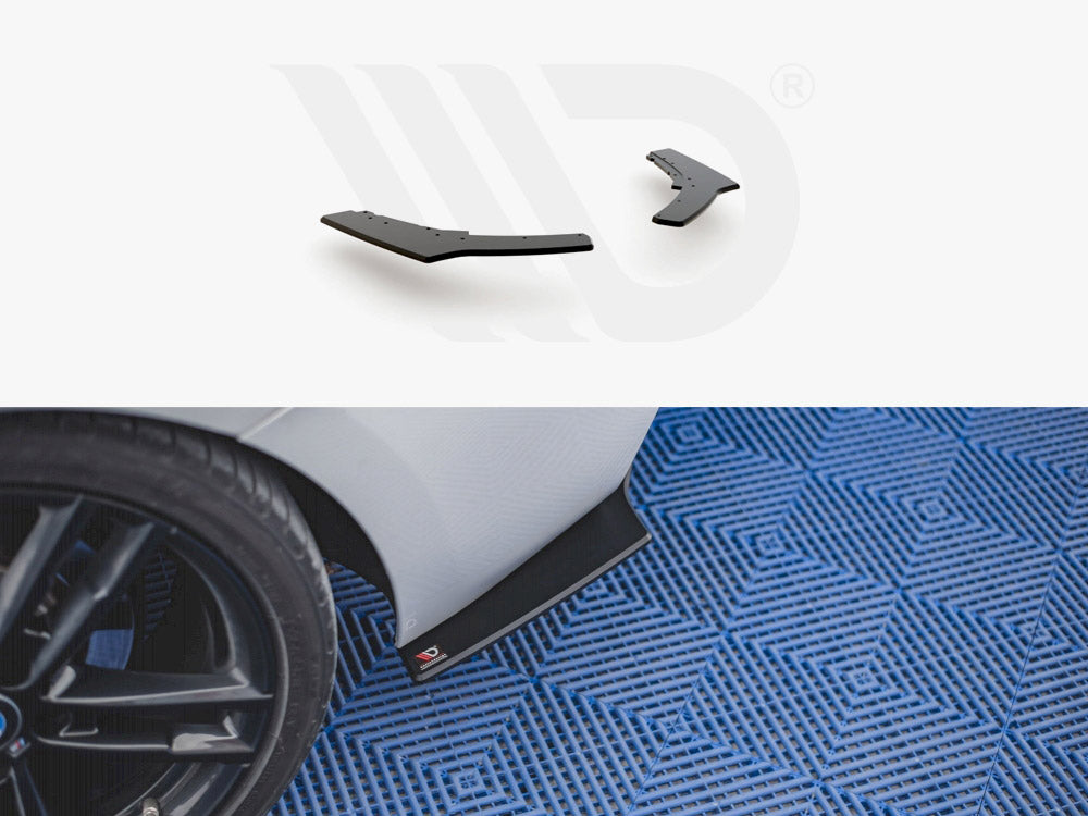 Maxton Design Racing Durability Rear Side Splitters V2 Bmw 1 F20 M140i (2017-2019) - Wayside Performance 