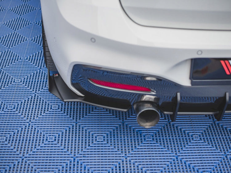 Maxton Design Racing Durability Rear Side Splitters V2 (+flaps) Bmw 1 F20 M140i (2017-2019) - Wayside Performance 