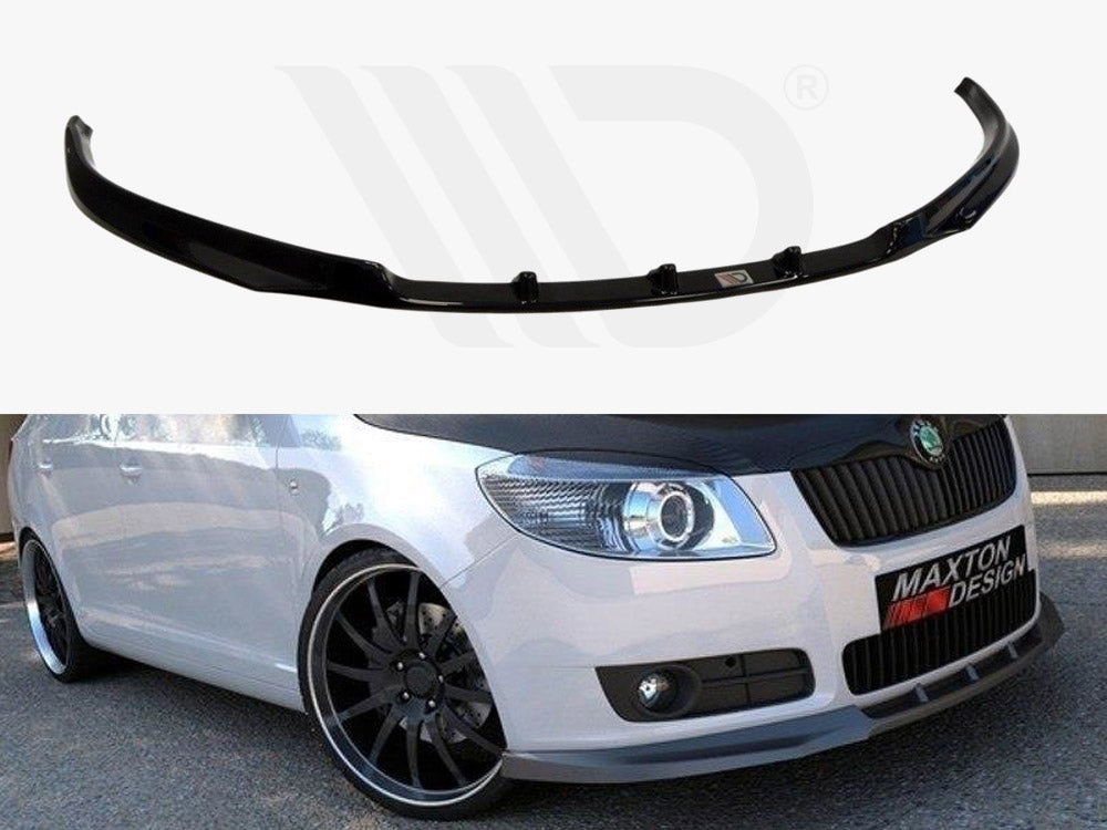 Front Splitter Skoda Fabia II (Preface Model, Standard Bumper) - Wayside Performance 