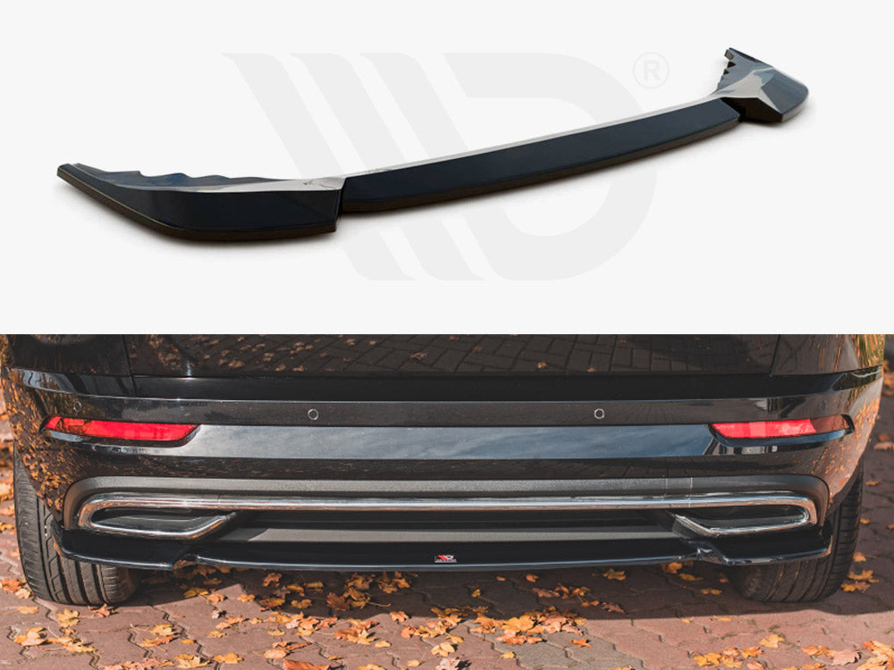 Central Rear Splitter Skoda Karoq Sportline - Wayside Performance 