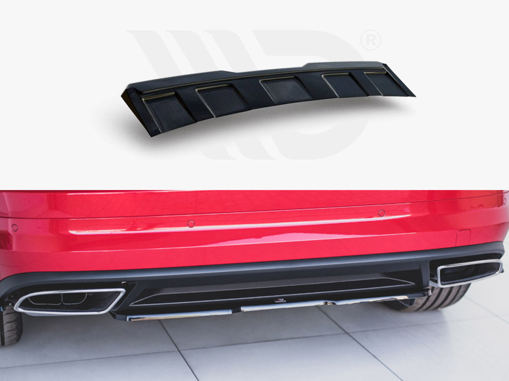 Central Rear Splitter Skoda Kodiaq RS - Wayside Performance 