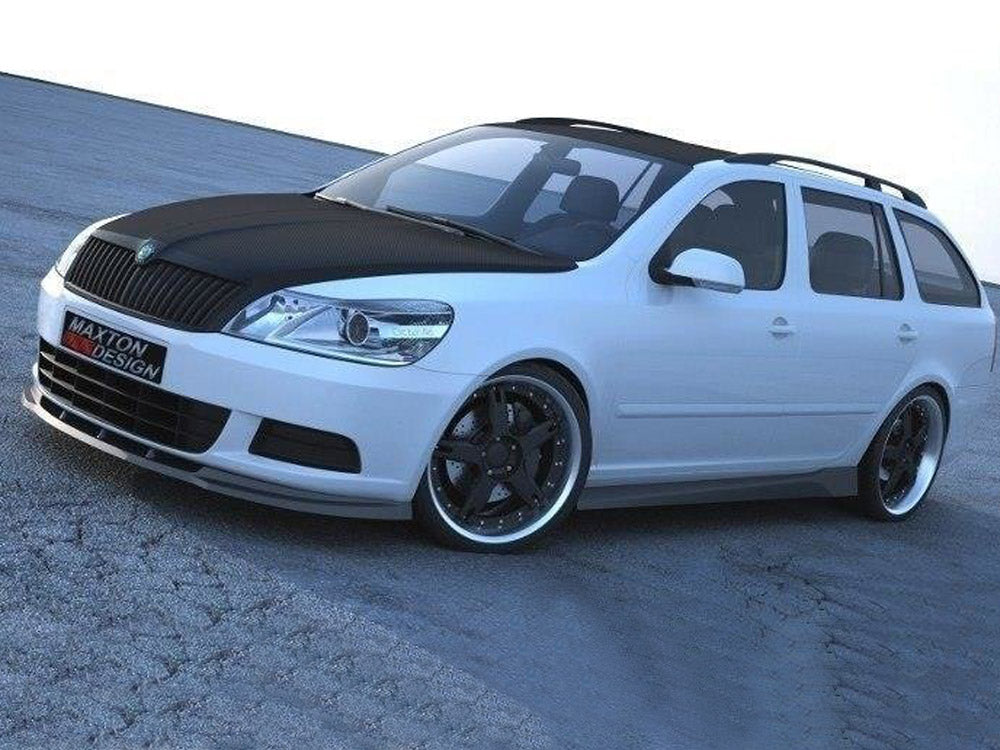 Front Splitter Octavia 2 Facelift Model, Standard Bumper - Wayside Performance 