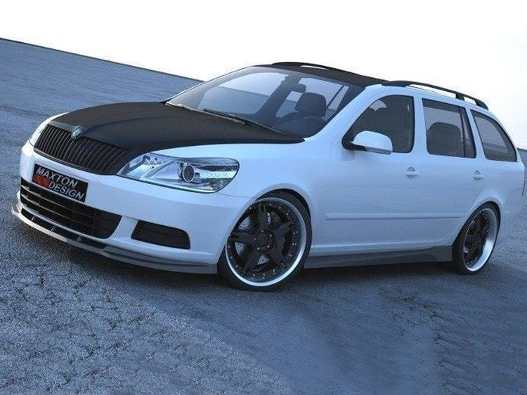 Front Splitter Octavia 2 Facelift Model, Standard Bumper - Wayside Performance 