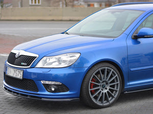 Front Splitter V.1 Skoda Octavia MK2 VRS Facelift (2008-2013) - Wayside Performance 