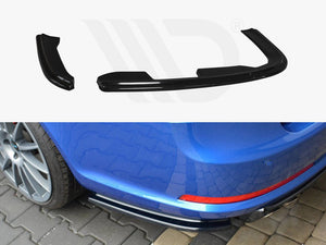 Rear Side Splitters Skoda Octavia Mk2 VRS Estate Facelift (2008-2013) - Wayside Performance 