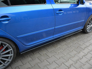 Side Skirts Splitters Skoda Octavia MK2 VRS Facelift  (2008-2013) - Wayside Performance 