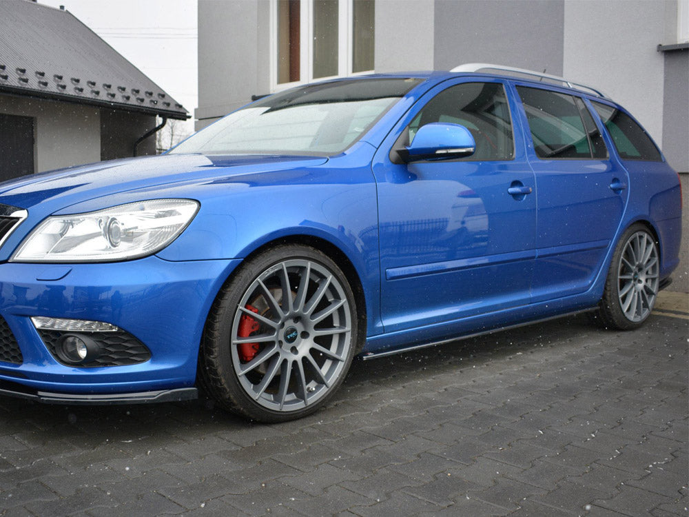 Side Skirts Splitters Skoda Octavia MK2 VRS Facelift  (2008-2013) - Wayside Performance 