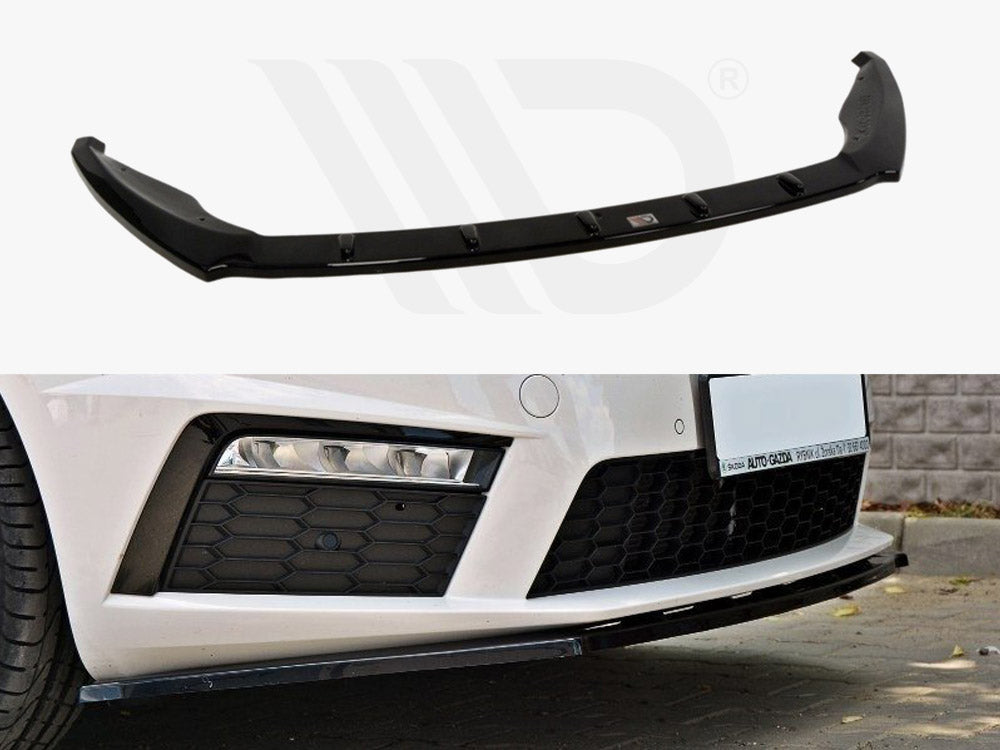 Front Splitter V.1 Skoda Octavia MK3 VRS (2013-2016) - Wayside Performance 