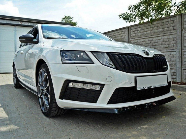 Front Splitter V.2 Skoda Octavia MK3 VRS (2013-2016) - Wayside Performance 