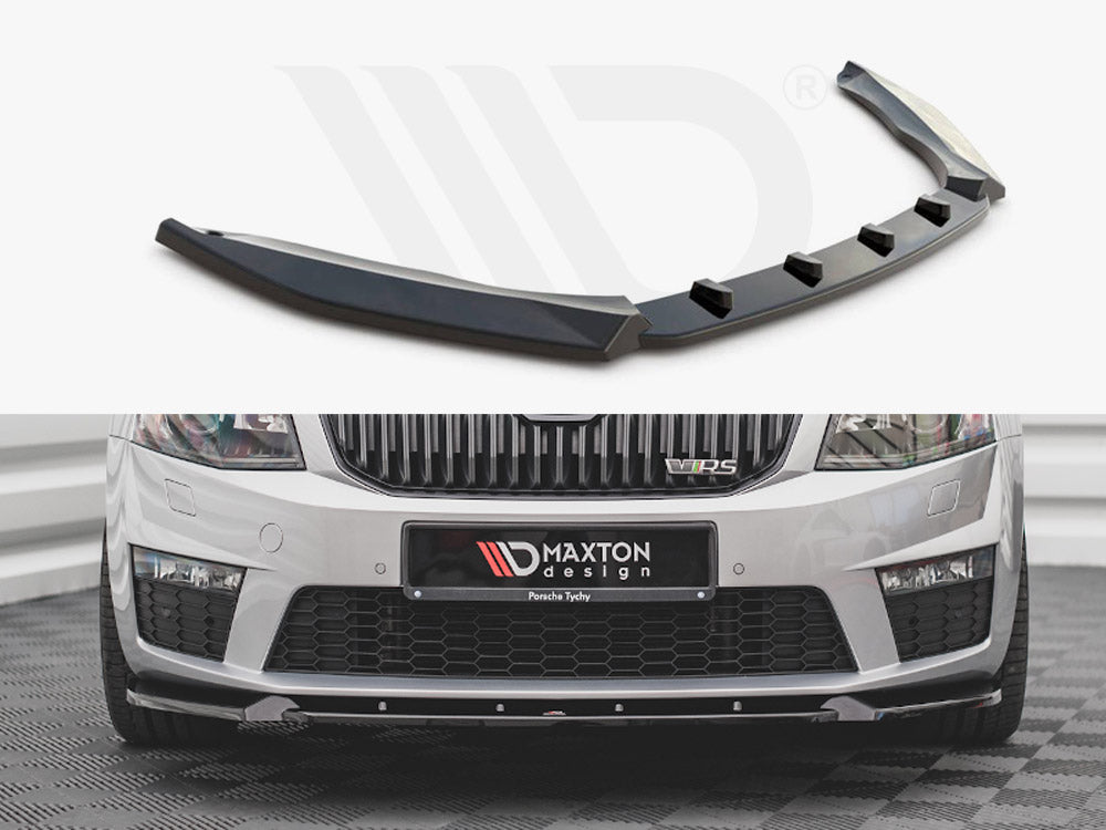 Front Splitter V.3 Skoda Octavia RS MK3 (2013-2016) - Wayside Performance 