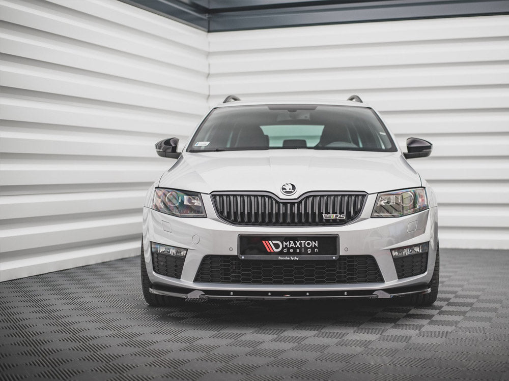 Front Splitter V.3 Skoda Octavia RS MK3 (2013-2016) - Wayside Performance 
