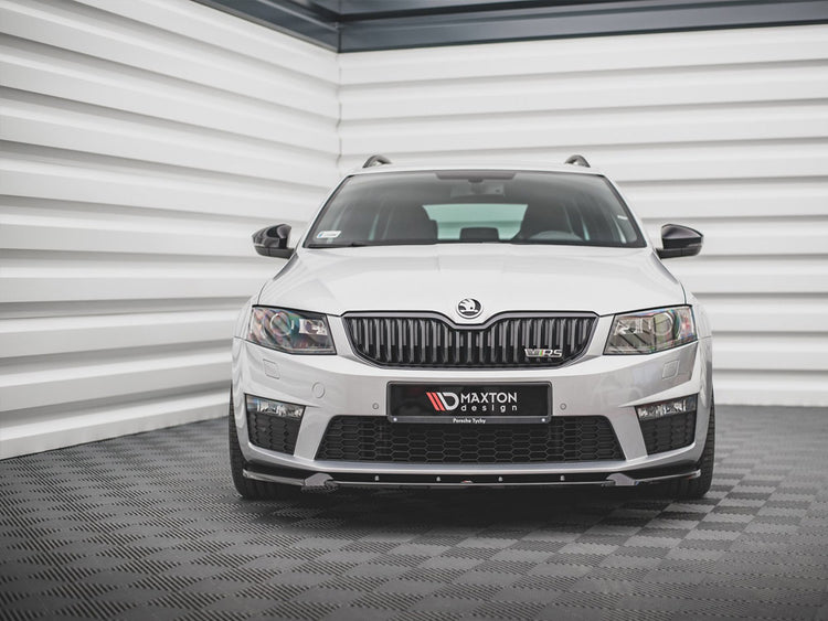 Front Splitter V.3 Skoda Octavia RS MK3 (2013-2016) - Wayside Performance 