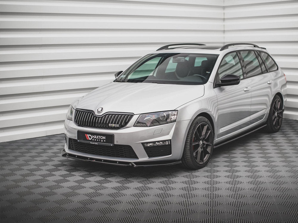 Front Splitter V.3 Skoda Octavia RS MK3 (2013-2016) - Wayside Performance 