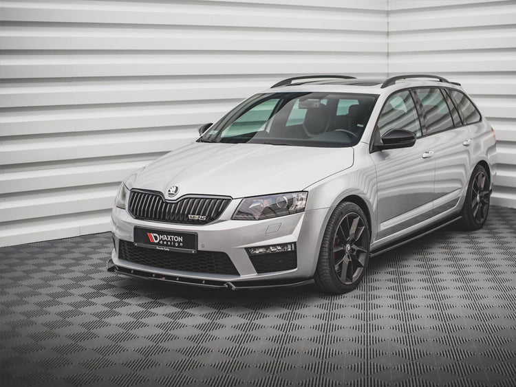 Front Splitter V.3 Skoda Octavia RS MK3 (2013-2016) - Wayside Performance 