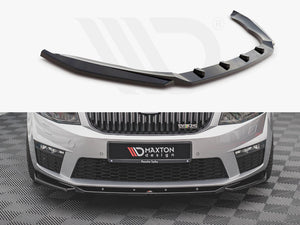 Front Splitter V.4 Skoda Octavia RS Mk3 (2013-2016) - Wayside Performance 