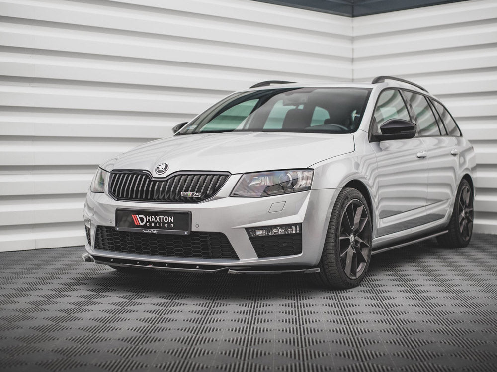 Front Splitter V.4 Skoda Octavia RS Mk3 (2013-2016) - Wayside Performance 