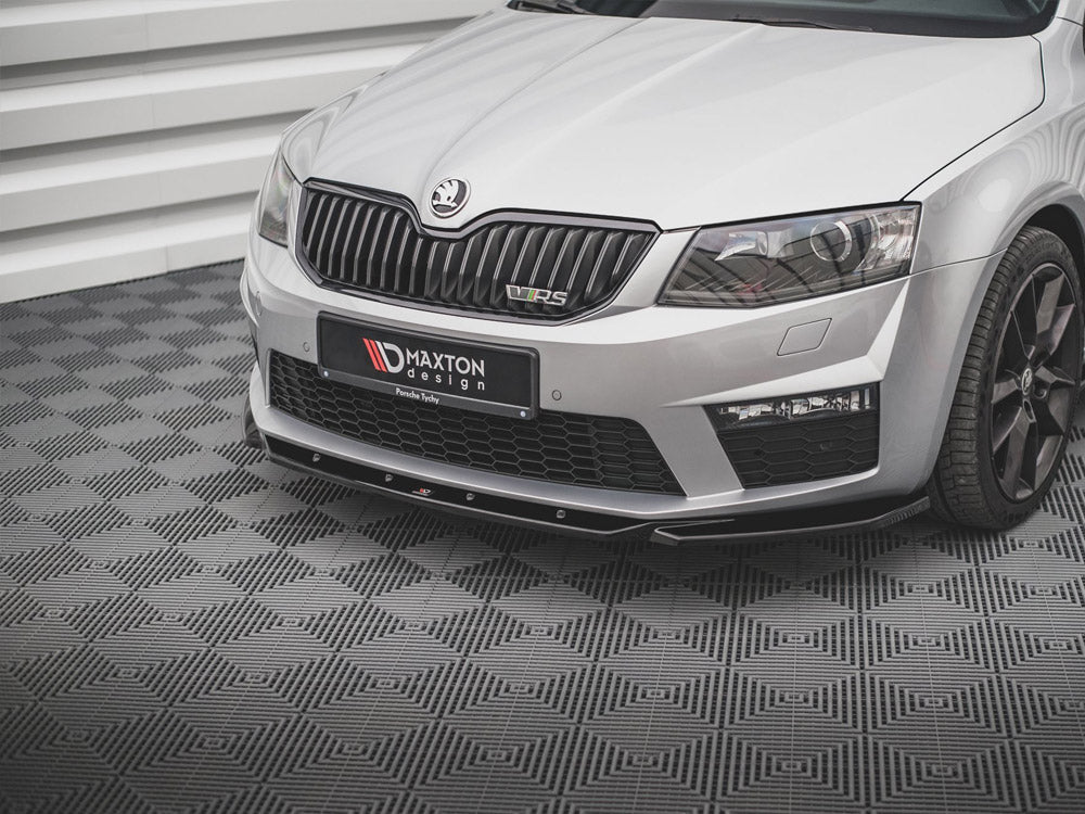 Front Splitter V.4 Skoda Octavia RS Mk3 (2013-2016) - Wayside Performance 