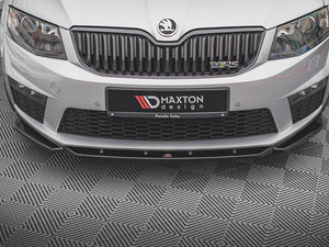 Front Splitter V.4 Skoda Octavia RS Mk3 (2013-2016) - Wayside Performance 