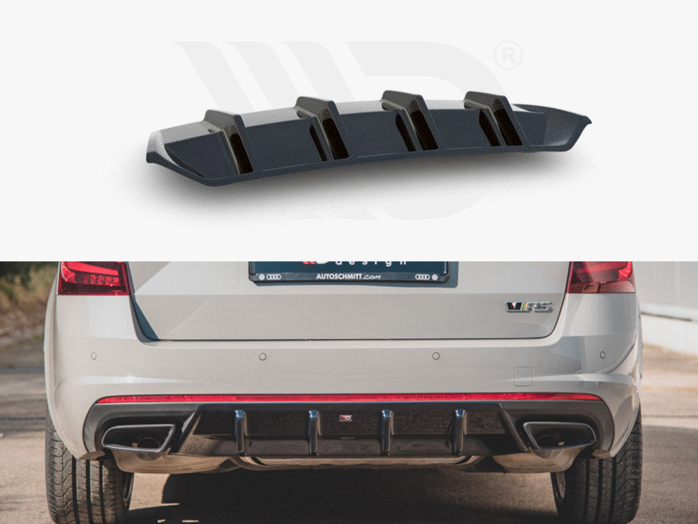 Rear Valance V.1 Skoda Octavia VRS MK3/ MK3.5 Hatchback / Estate - Wayside Performance 