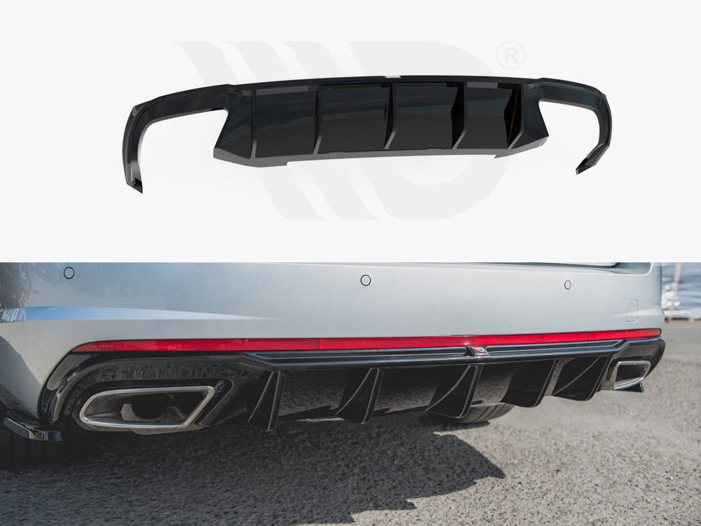 Rear Valance V.2 Skoda Octavia RS Mk3 / Mk3 FL Hatchback / Estate (Diesel) - Wayside Performance 