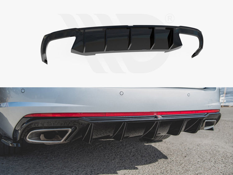 Rear Valance V.2 Skoda Octavia RS Mk3 / Mk3 FL Hatchback / Estate (Diesel) - Wayside Performance 