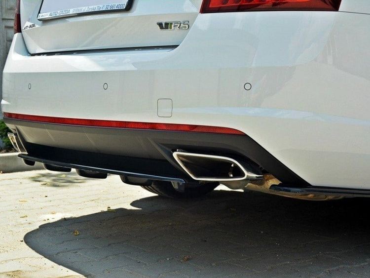 Central Rear Splitter Skoda Octavia VRS MK3/ MK3.5 Hatchback/ Estate - Wayside Performance 