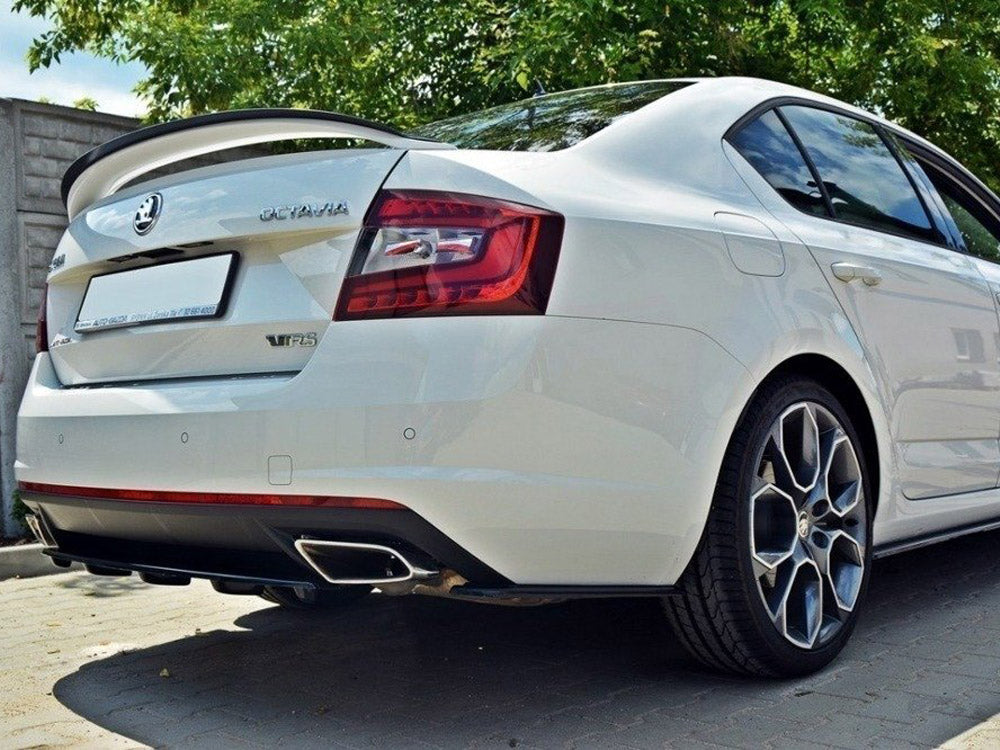 Central Rear Splitter Skoda Octavia VRS MK3/ MK3.5 Hatchback/ Estate - Wayside Performance 