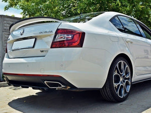 Central Rear Splitter Skoda Octavia VRS MK3/ MK3.5 Hatchback/ Estate - Wayside Performance 