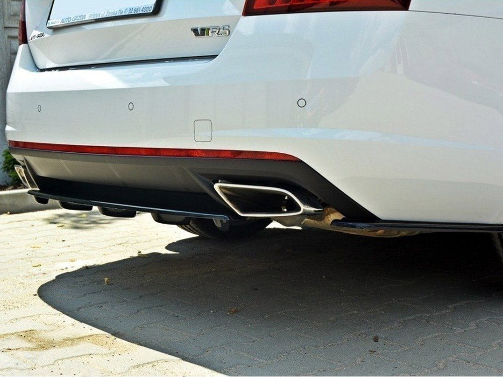 Rear Side Splitters Skoda Octavia MK3 VRS/ MK3.5 VRS Hatchback/estate (2013-2019) - Wayside Performance 