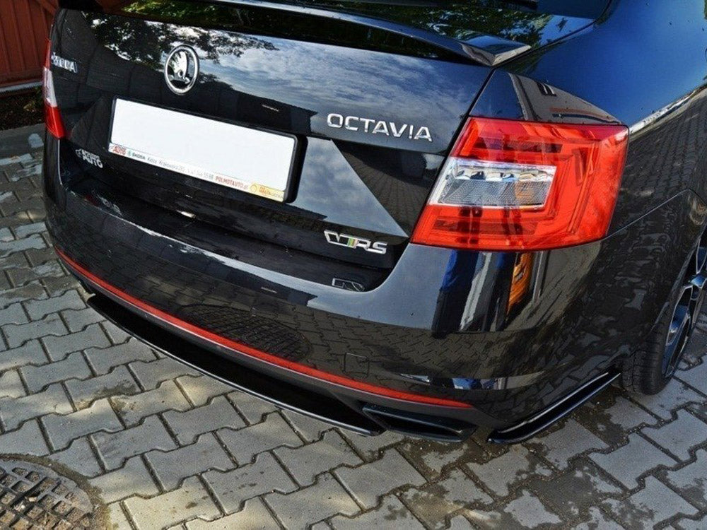 Rear Side Splitters Skoda Octavia MK3 VRS/ MK3.5 VRS Hatchback/estate (2013-2019) - Wayside Performance 