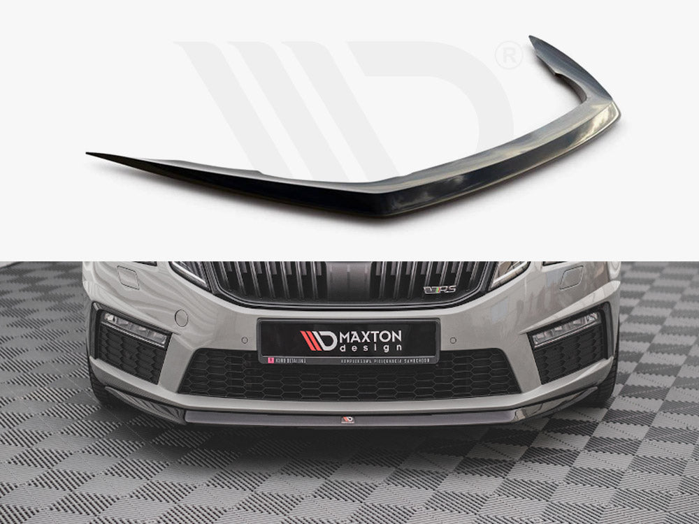 Front Splitter V.1 Skoda Octavia RS MK3 Facelift (2016-2019) - Wayside Performance 