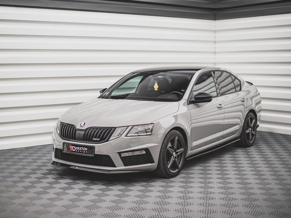 Front Splitter V.1 Skoda Octavia RS MK3 Facelift (2016-2019) - Wayside Performance 